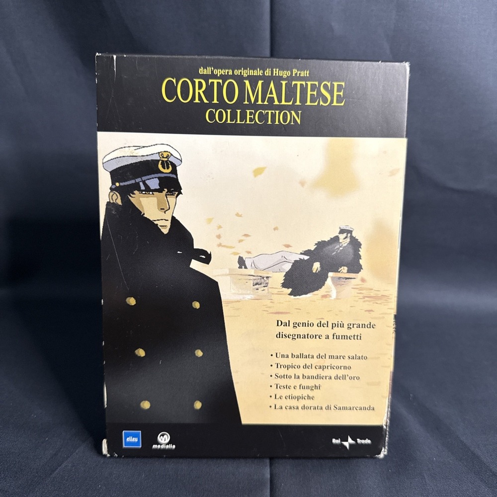 Corto Maltese Collection 6 DVDs ITA Serie Animata Completa Limited Ed. Region 2